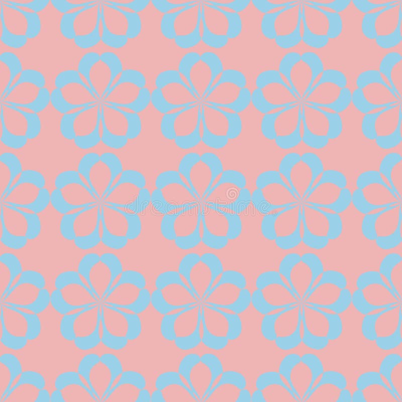 Paleta floral sem emenda geométrica da cor pastel do teste padrão ilustração do vetor Paleta floral sem emenda geométrica da cor pastel do teste padrão ilustração do vetor