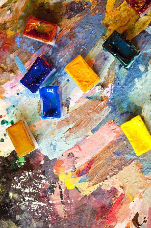 Palette royalty free stock photos