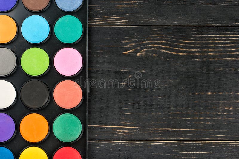 Palette of colors royalty free stock images Palette of colors royalty free stock images