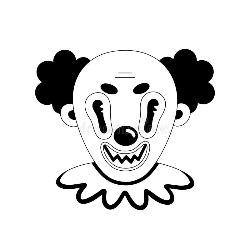Um personagem de desenho animado com uma cara assustadora.