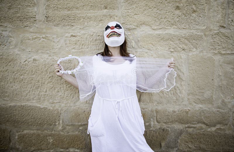 Palhaça noiva fotos de stock