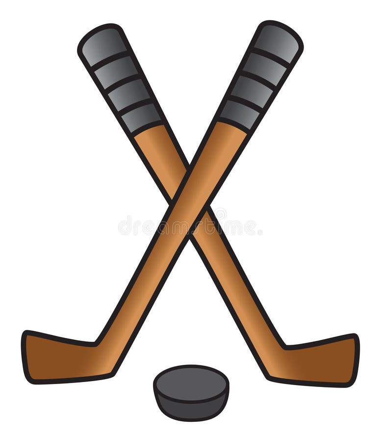 Palillo y duende malicioso de hockey stock de ilustración Palillo y duende malicioso de hockey stock de ilustración