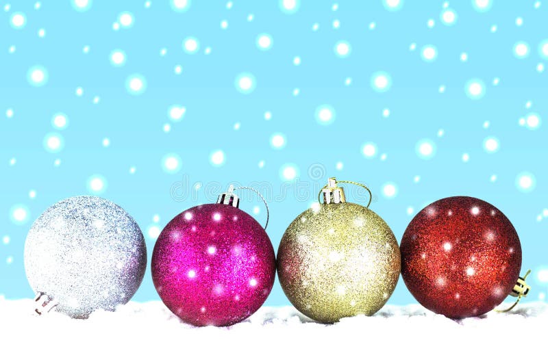 Palla di neve fotografia stock