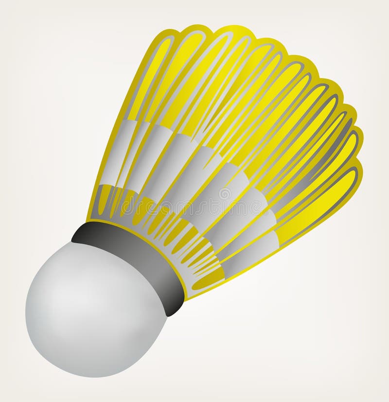 Palla di volano illustrazione vettoriale. Illustrazione di battello