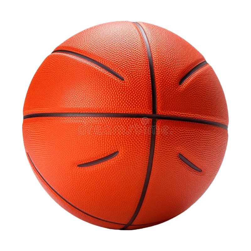 Pallacanestro in bianco Generato con Ai illustrazione vettoriale