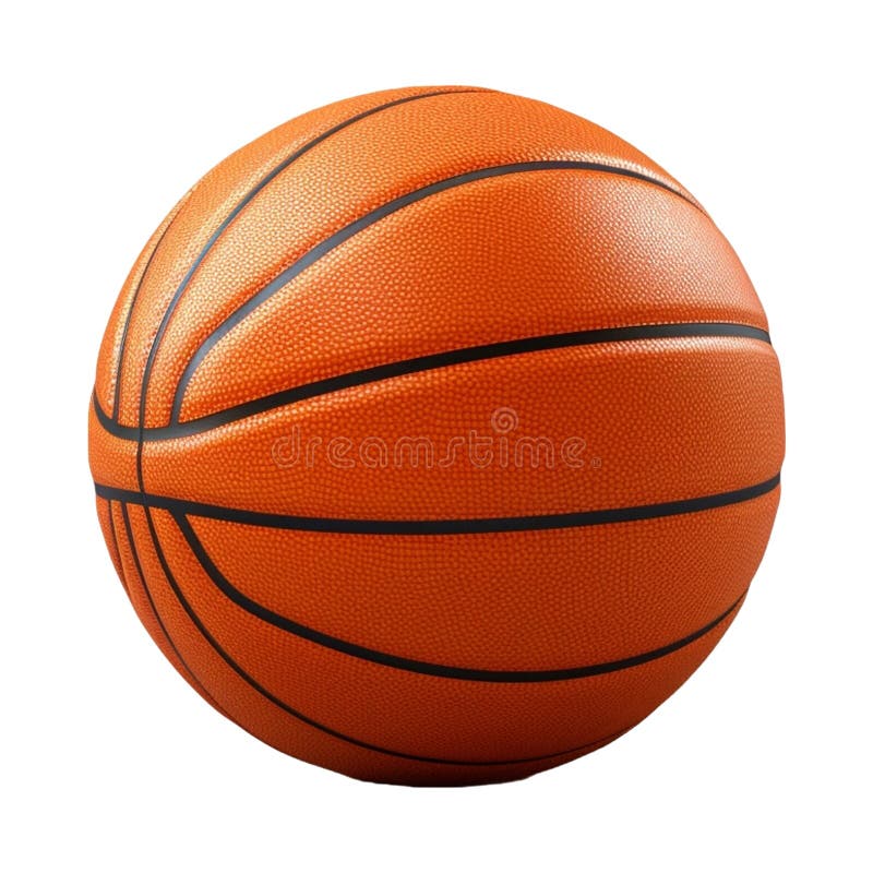 Pallacanestro in bianco Generato con Ai royalty illustrazione gratis