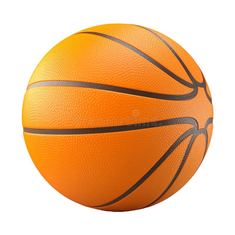 Pallacanestro in bianco Generato con Ai royalty illustrazione gratis