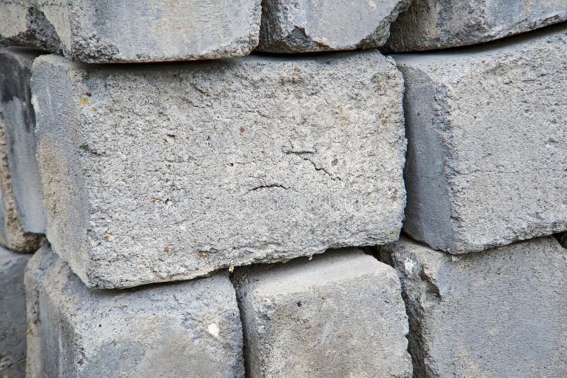 A Pallet of Cinder Blocks stock photo. Image of information - 117408882