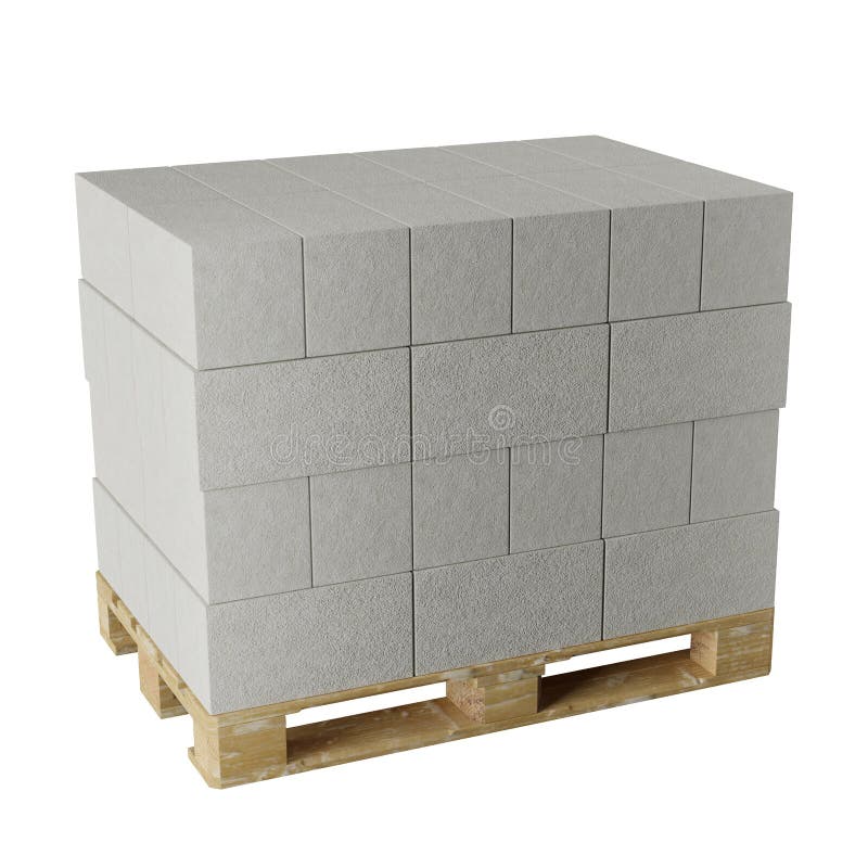 1:12 Scale Mini Construct-A-Block Concrete Blocks on Pallet (24pk)