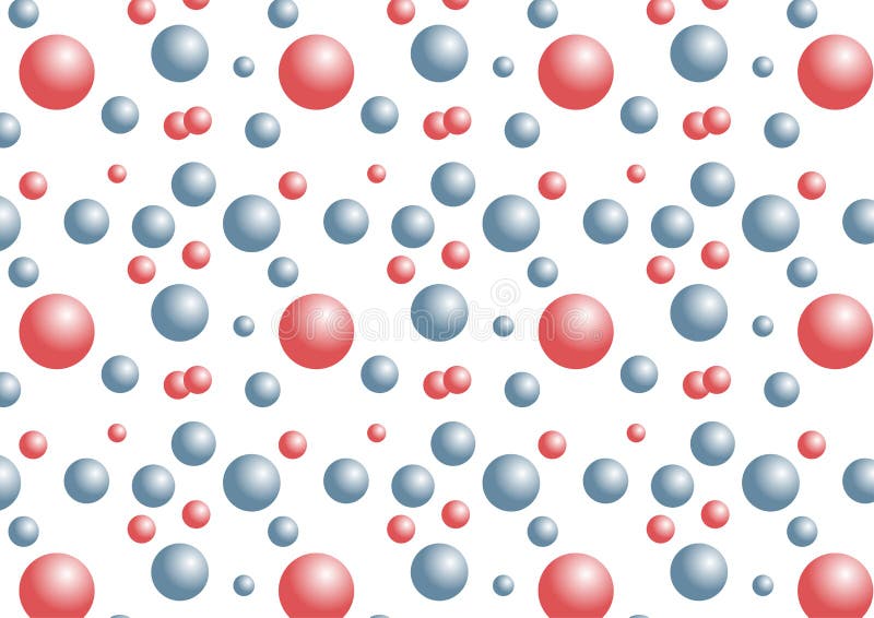 Pallone rosso e blu 3d che galleggia sul fondo bianco illustrazione vettoriale Pallone rosso e blu 3d che galleggia sul fondo bianco illustrazione vettoriale