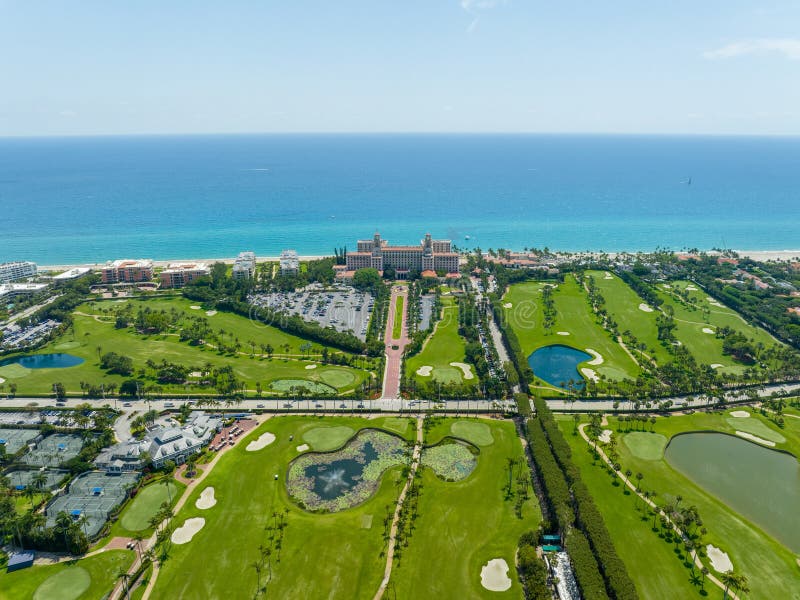 Aerial Photo the Breakers Palm Beach a Luxury Beachfront Historic ...