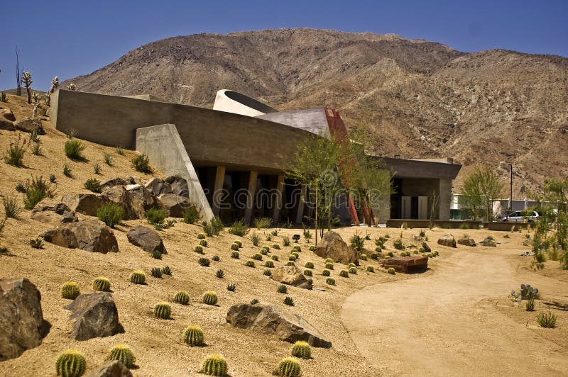 Palm Desert Visitor Center royalty free stock photo Palm Desert Visitor Center royalty free stock photo