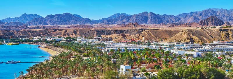 Sharm El Sheikh, Egypt - February 13, 2020: the View of Hotel Verginia ...