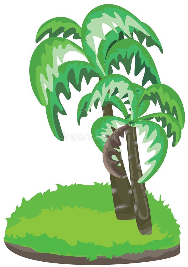 Palm Land Isolated_eps vector illustration Palm Land Isolated_eps vector illustration