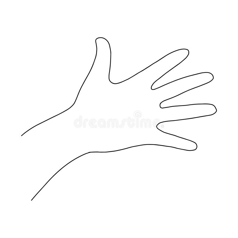 Featured image of post How To Draw Open Palm Hands One looks like a human hand and the other looks like big feathers