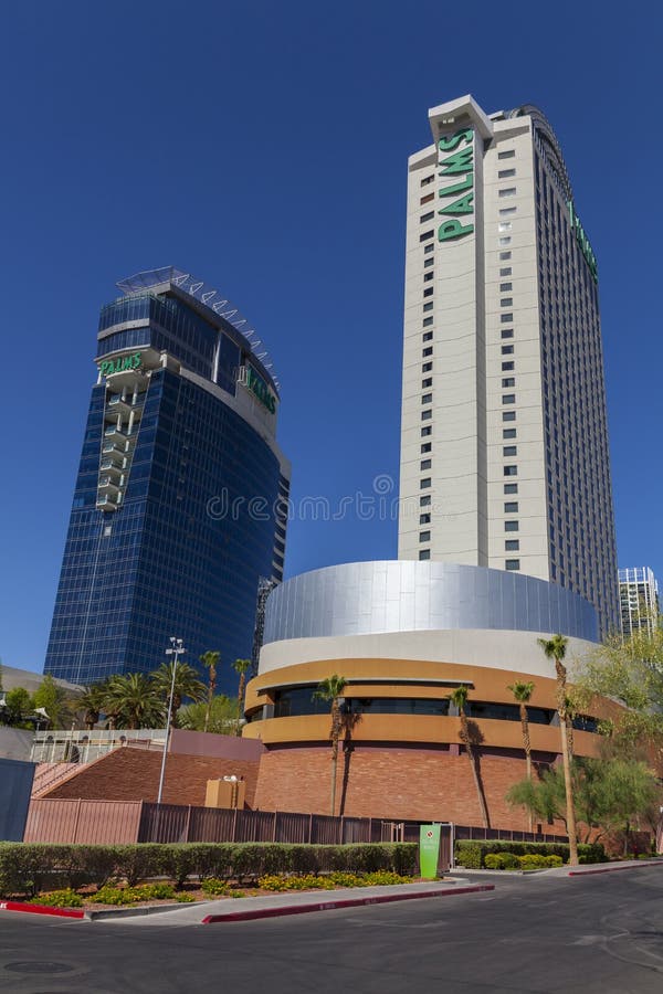 The Palms Hotel towers in Las Vegas, NV on June 14, 2013