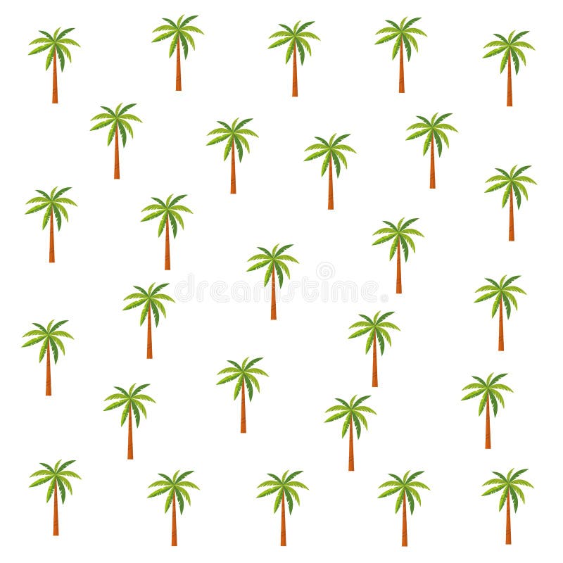 Palms Pattern Background Cartoons Stock Vector - Illustration of design ...