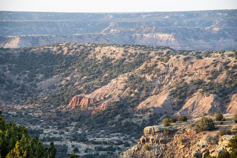 Palo Duro Canyon in Early Morning royalty free stock photo