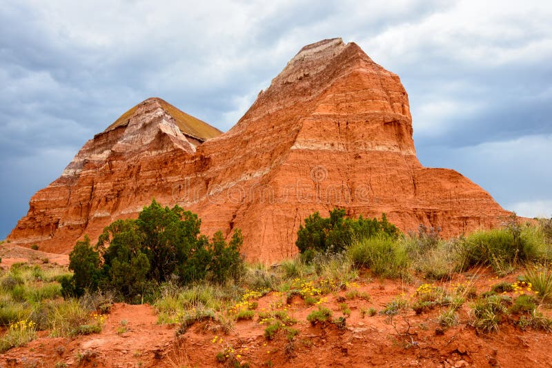 Palo Duro Canyon Cave View stock photo. Image of backpacking - 31329304