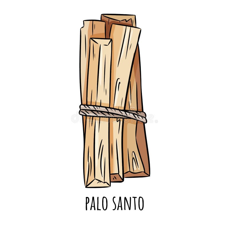 Palo Santo ?wi?ty drewniany drzewny aromat wtyka od ameryka ?aci?ska Smudge palenia kadzid?a plik royalty ilustracja Palo Santo ?wi?ty drewniany drzewny aromat wtyka od ameryka ?aci?ska Smudge palenia kadzid?a plik royalty ilustracja