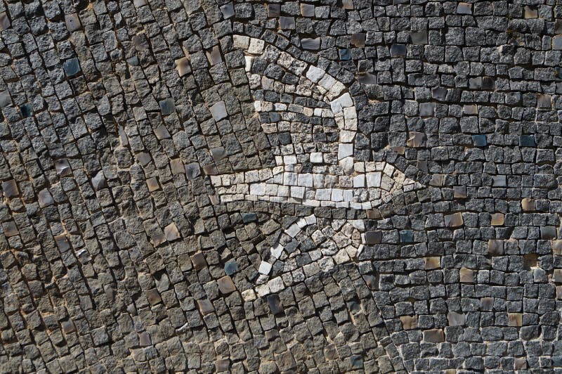 Paloma-símbolo blanco del mosaico de la paz fotos de archivo libres de regalías Paloma-símbolo blanco del mosaico de la paz fotos de archivo libres de regalías