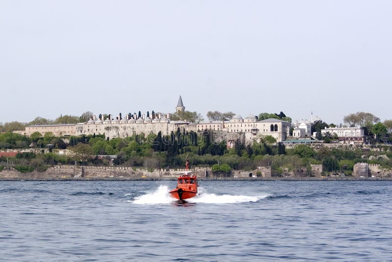 A view of old city of Istanbul-Turkey seen from above. A view of old city of Istanbul-Turkey seen from above