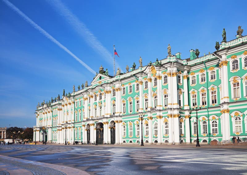Palácio do inverno em St Petersburg