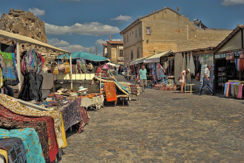 Pamiątka handel, Cappadocia, Turcja zdjęcie royalty free Pamiątka handel, Cappadocia, Turcja zdjęcie royalty free