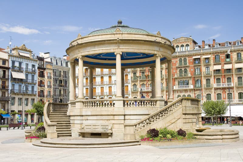 Pamplona, Espanha foto de stock royalty free Pamplona, Espanha foto de stock royalty free
