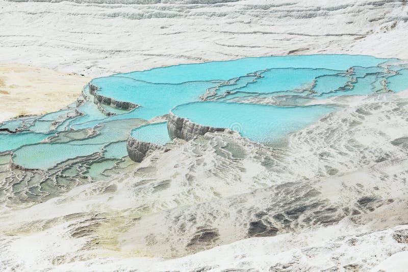 Pamukkale exotische parel van Turkije stock foto's Pamukkale exotische parel van Turkije stock foto's