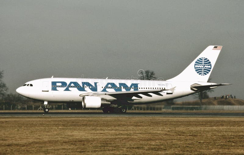 A Pan Am Airbus A310-324 Landing At 