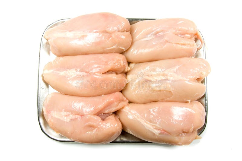 Pan of Boneless Chicken Breasts