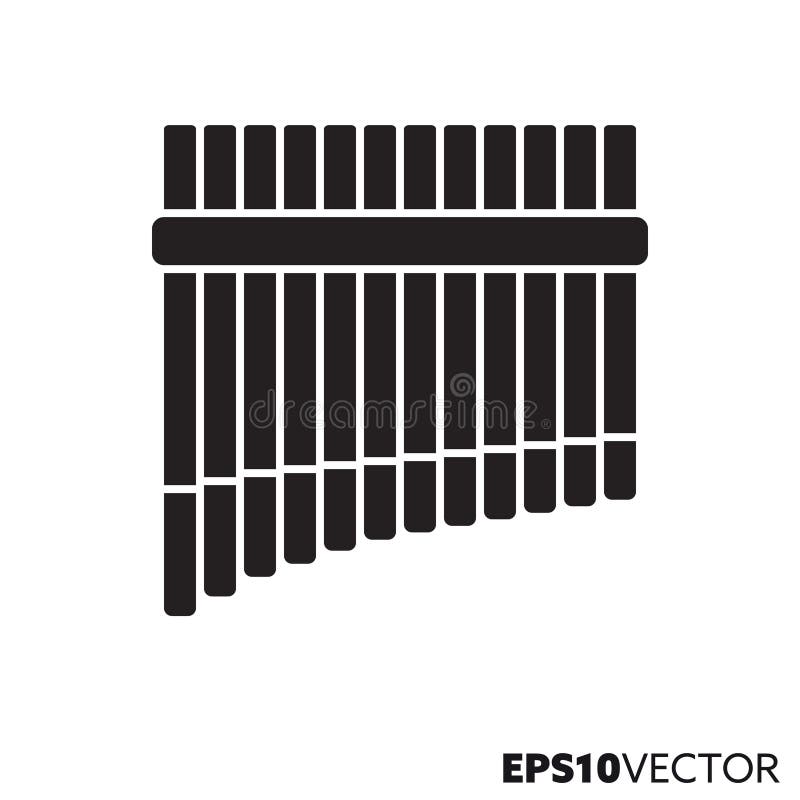 Pan Flute vector stock vector. Illustration of music 36586432