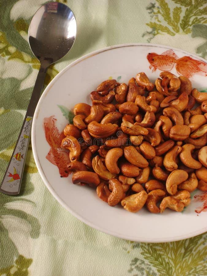 Fried cashew nuts stock photo. Image of natural, energy - 8735110