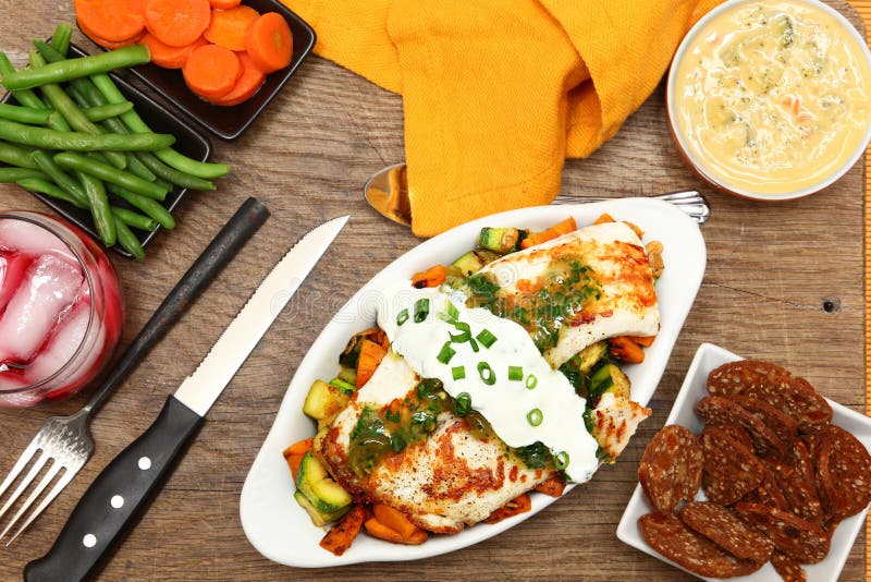 Pan Fried Tilapia stock image. Image of fried, jalapeno 95525259