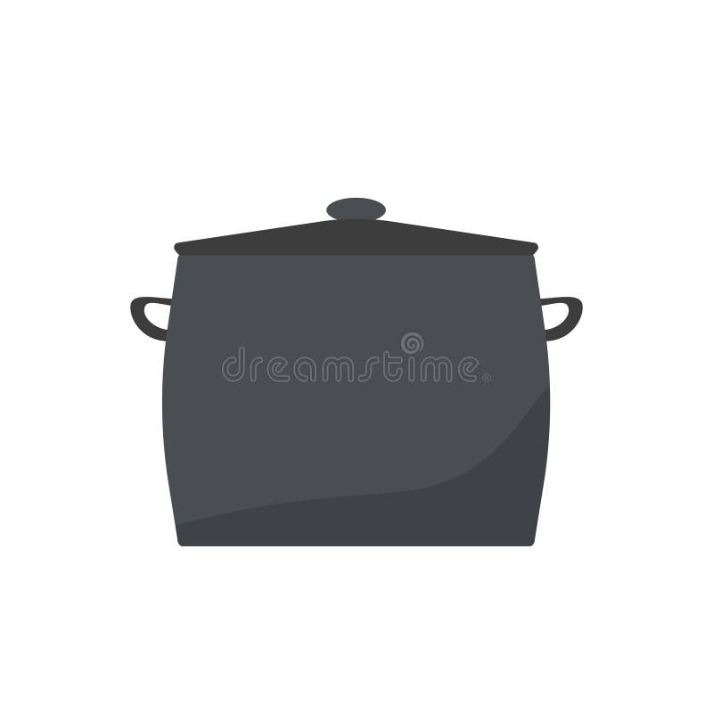 Pan, Pot or Saucepan. Kitchen Object, Cartoon Kitchenware Tool for