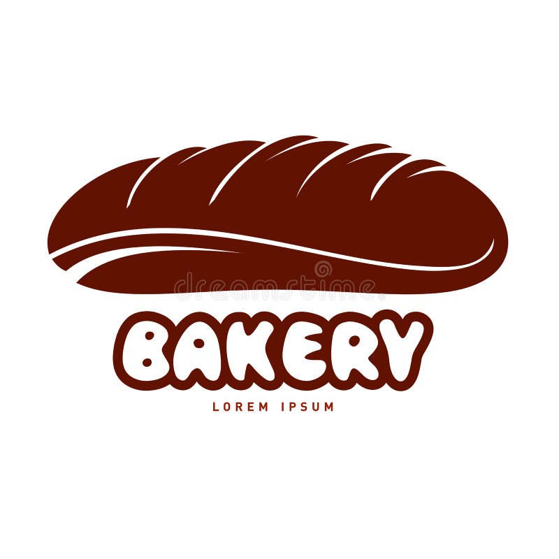 Panadería y logotipo caliente del pan ilustración del vector Panadería y logotipo caliente del pan ilustración del vector