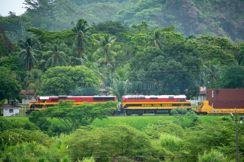 Panama Canal Railway Editorial Photo Image Of Railroad 267159851