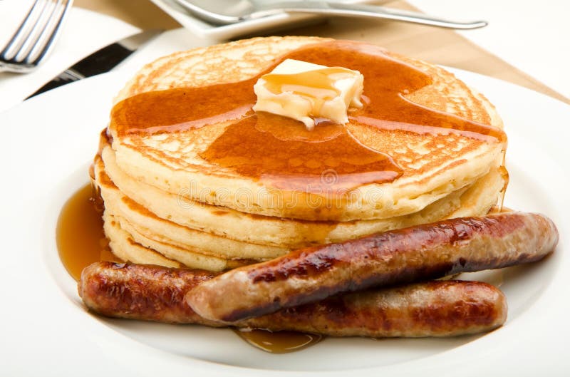 Pancake Breakfast stock image