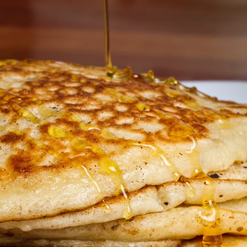 Pancake della prima colazione fotografia stock libera da diritti