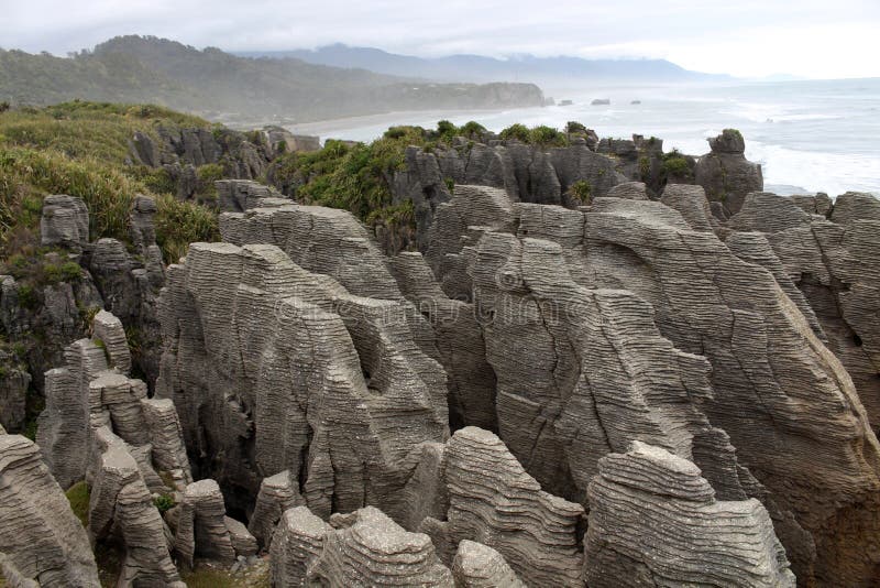 Pancake Rocks A Rock Formation In Paparoa National Park South Island