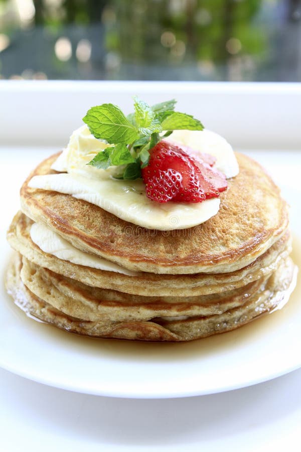 Pancake Tower royalty free stock images