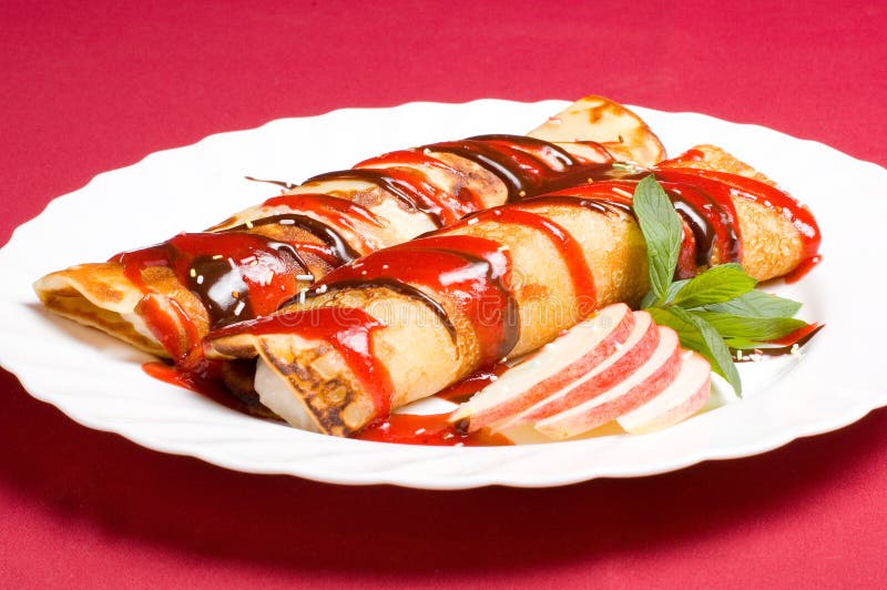 Pancakes royalty free stock photos