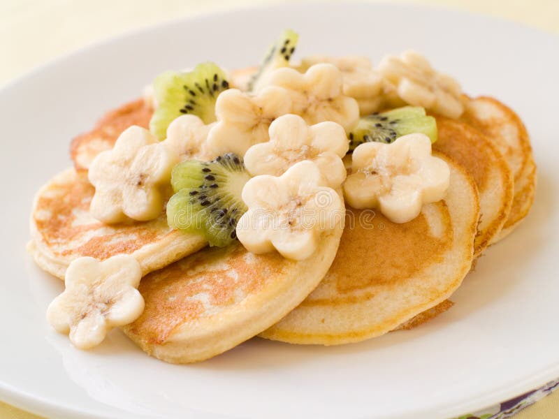 Pancakes with banana