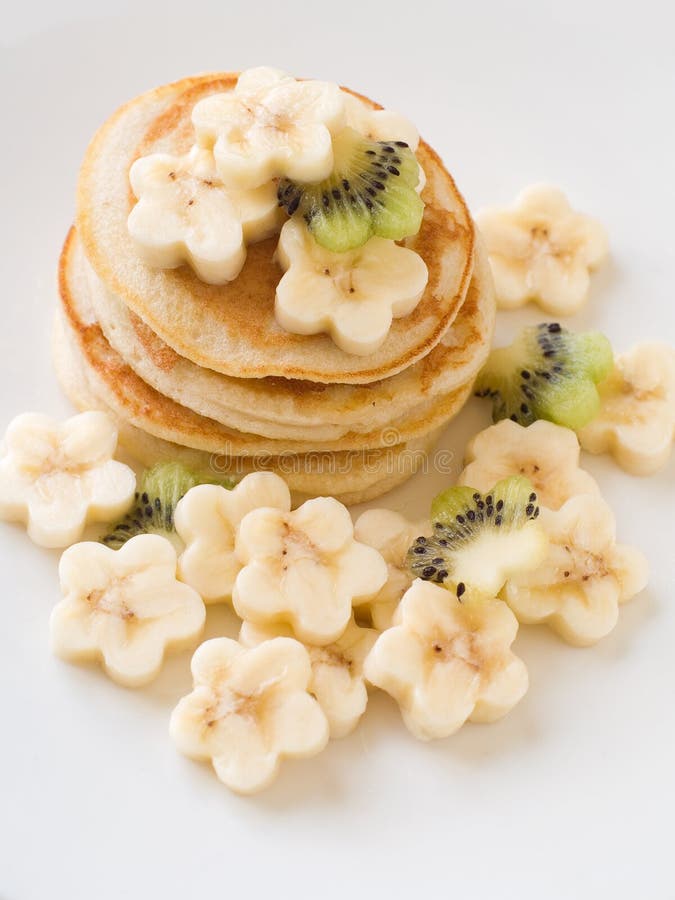 Pancakes with banana