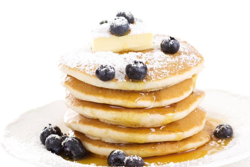 Pancakes stock image. Image of studio, closeup, food 35437051