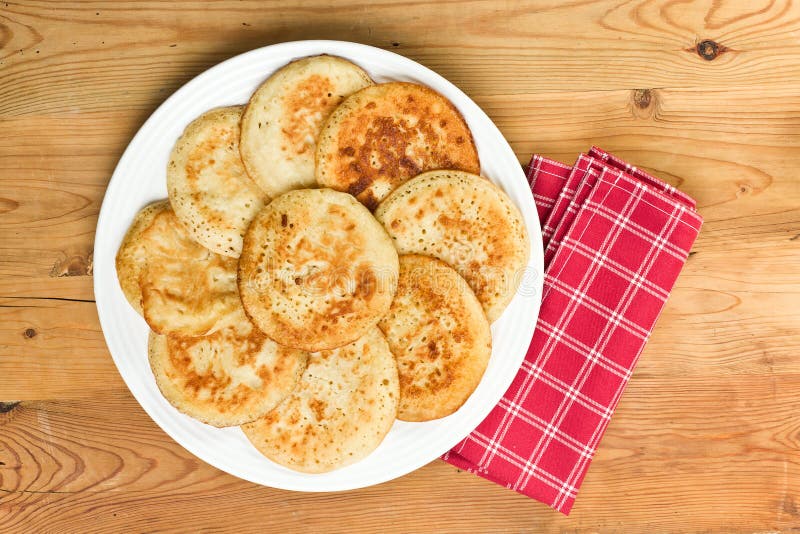 Pancakes on plate stock photo. Image of cooking, appetite 17916670