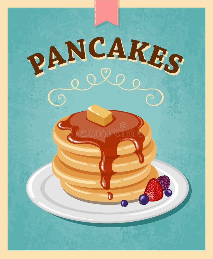 Pancakes stock illustration Pancakes stock illustration