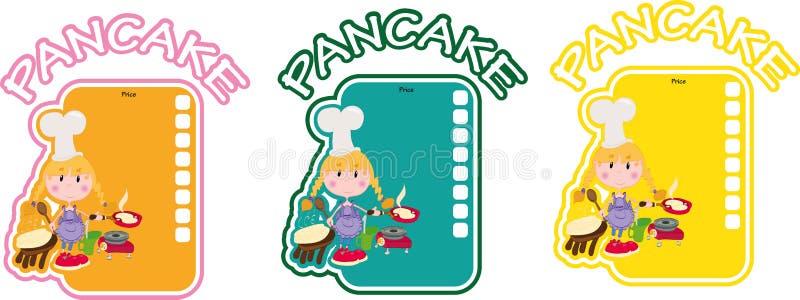 Girl Making Pancakes Stock Illustrations - 17 Girl Making ...