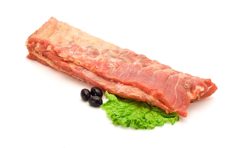 Pancetta Affumicata Grezza Affumicata Immagine Stock Immagine di